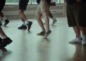 Movie still from “Elderbrook & Rudimental - Something About You” (2019), directed by Luke Davies – Medium shot, High angle