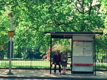 Movie still from “James Blake - Can’t Believe The Way We Flow” (2019), directed by Frank Lebon – Wide shot, Low angle