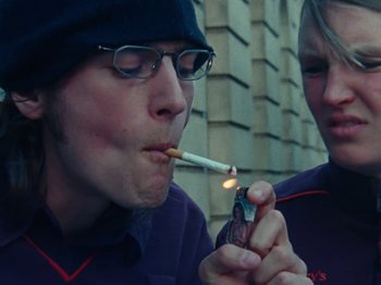 Movie still from “James Blake - Can’t Believe The Way We Flow” (2019), directed by Frank Lebon – Close Up shot, Low angle