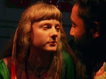 Movie still from “James Blake - Can’t Believe The Way We Flow” (2019), directed by Frank Lebon – Extreme Close Up shot, High angle