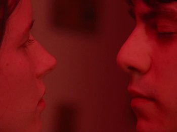 Movie still from “James Blake - Can’t Believe The Way We Flow” (2019), directed by Frank Lebon – Extreme Close Up shot, Low angle