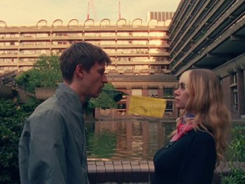 Movie still from “James Blake - Can’t Believe The Way We Flow” (2019), directed by Frank Lebon – Medium shot, Over the shoulder angle