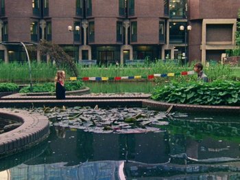 Movie still from “James Blake - Can’t Believe The Way We Flow” (2019), directed by Frank Lebon – Extreme Wide shot, High angle