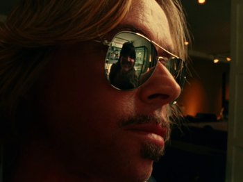 Movie still from “James Blake - Can’t Believe The Way We Flow” (2019), directed by Frank Lebon – Extreme Close Up shot, Low angle