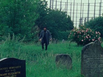 Movie still from “James Blake - Can’t Believe The Way We Flow” (2019), directed by Frank Lebon – Wide shot, High angle