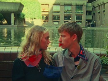 Movie still from “James Blake - Can’t Believe The Way We Flow” (2019), directed by Frank Lebon – Medium shot, High angle