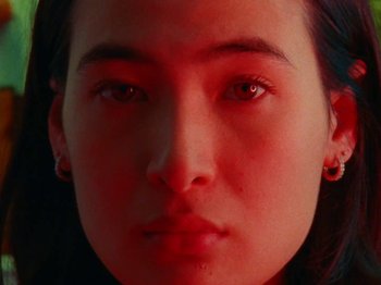 Movie still from “James Blake - Can’t Believe The Way We Flow” (2019), directed by Frank Lebon – Extreme Close Up shot, High angle