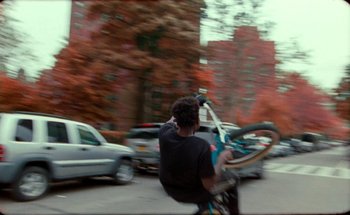 Movie still from “A$AP Ferg - Floor Seats” (2019), directed by Valentin Petit – Wide shot, High angle