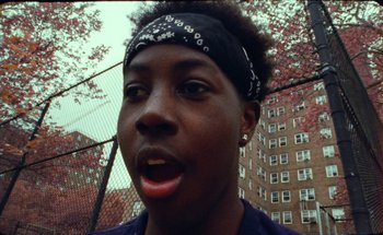 Movie still from “A$AP Ferg - Floor Seats” (2019), directed by Valentin Petit – Close Up shot, Low angle