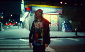 Movie still from “A$AP Ferg - Floor Seats” (2019), directed by Valentin Petit – Medium shot, Low angle