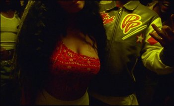 Movie still from “A$AP Ferg - Floor Seats” (2019), directed by Valentin Petit – Medium shot, Overhead angle