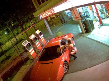 Movie still from “Kelsey Lu - Foreign Car” (2019), directed by Vincent Haycock – Extreme Wide shot, High angle