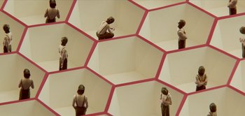 Movie still from “Archive - Remains Of Nothing” (2019), directed by NYSU – Extreme Close Up shot, Overhead angle