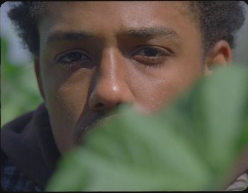 Movie still from “Sam Fender - Hypersonic Missiles” (2019), directed by Vincent Haycock – Close Up shot, Low angle