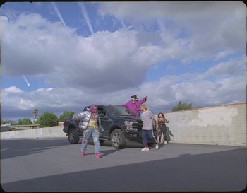 Movie still from “Sam Fender - Hypersonic Missiles” (2019), directed by Vincent Haycock – Extreme Wide shot, Low angle