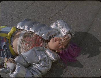 Movie still from “Sam Fender - Hypersonic Missiles” (2019), directed by Vincent Haycock – Medium shot, Overhead angle