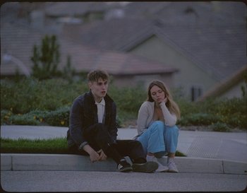 Movie still from “Sam Fender - Hypersonic Missiles” (2019), directed by Vincent Haycock – Medium shot, High angle