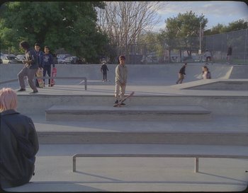 Movie still from “Sam Fender - Hypersonic Missiles” (2019), directed by Vincent Haycock – Extreme Wide shot, High angle
