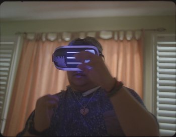 Movie still from “Sam Fender - Hypersonic Missiles” (2019), directed by Vincent Haycock – Close Up shot, Over the shoulder angle