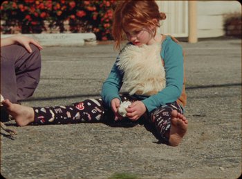 Movie still from “James Blake feat. Rosalía - Barefoot In The Park” (2019), directed by Diana Kunst – Medium shot, High angle