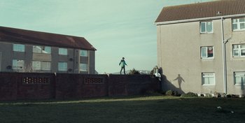 Movie still from “Mumford & Sons - Beloved” (2019), directed by Charlotte Regan – Extreme Wide shot, Low angle