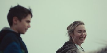 Movie still from “Mumford & Sons - Beloved” (2019), directed by Charlotte Regan – Close Up shot, Over the shoulder angle