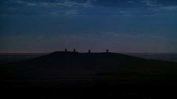 Movie still from “Rosalía - De Aquí No Sales” (2019), directed by Diana Kunst – Extreme Wide shot, Low angle