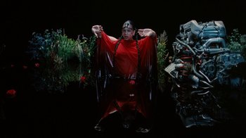 Movie still from “Rosalía - De Aquí No Sales” (2019), directed by Diana Kunst – Wide shot, Overhead angle