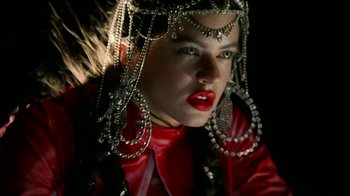 Movie still from “Rosalía - De Aquí No Sales” (2019), directed by Diana Kunst – Close Up shot, Low angle