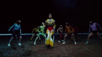 Movie still from “Rosalía - De Aquí No Sales” (2019), directed by Diana Kunst – Wide shot, Low angle