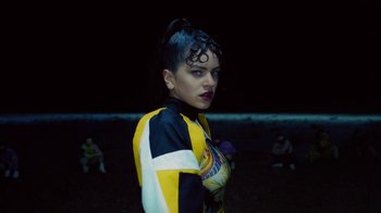 Movie still from “Rosalía - De Aquí No Sales” (2019), directed by Diana Kunst – Close Up shot, High angle