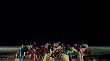 Movie still from “Rosalía - De Aquí No Sales” (2019), directed by Diana Kunst – Extreme Wide shot, Overhead angle