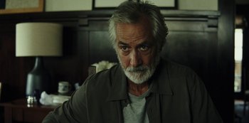 Movie still from “LCD Soundsystem - Oh Baby” (2019), directed by Rian Johnson – Close Up shot, Low angle