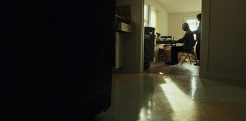 Movie still from “LCD Soundsystem - Oh Baby” (2019), directed by Rian Johnson – Extreme Wide shot, High angle