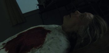 Movie still from “LCD Soundsystem - Oh Baby” (2019), directed by Rian Johnson – Extreme Close Up shot, High angle