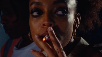 Movie still from “A$AP Rocky - Sundress” (2018), directed by Frank Lebon – Extreme Close Up shot, High angle