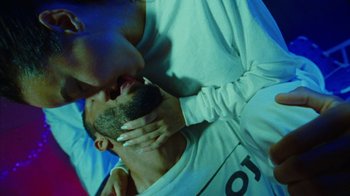 Movie still from “A$AP Rocky - Sundress” (2018), directed by Frank Lebon – Extreme Close Up shot, High angle