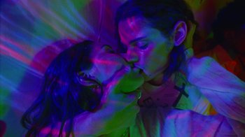 Movie still from “A$AP Rocky - Sundress” (2018), directed by Frank Lebon – Extreme Close Up shot, Overhead angle