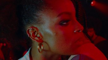 Movie still from “A$AP Rocky - Sundress” (2018), directed by Frank Lebon – Extreme Close Up shot, High angle