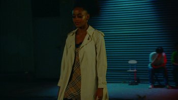 Movie still from “A$AP Rocky - Sundress” (2018), directed by Frank Lebon – Medium shot, High angle