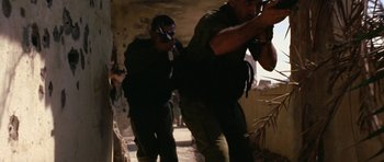 Movie still from “Agoria - Embrace” (2018), directed by Jessy Moussallem – Medium shot, Low angle