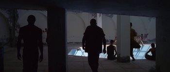Movie still from “Agoria - Embrace” (2018), directed by Jessy Moussallem – Wide shot, Low angle