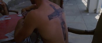 Movie still from “Agoria - Embrace” (2018), directed by Jessy Moussallem – Extreme Close Up shot, High angle