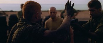 Movie still from “Agoria - Embrace” (2018), directed by Jessy Moussallem – Medium shot, Over the shoulder angle