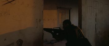 Movie still from “Agoria - Embrace” (2018), directed by Jessy Moussallem – Medium shot, Low angle