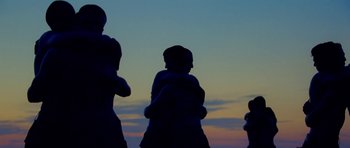 Movie still from “Agoria - Embrace” (2018), directed by Jessy Moussallem – Wide shot, Low angle