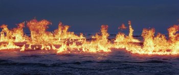 Movie still from “Agoria - Embrace” (2018), directed by Jessy Moussallem – Extreme Wide shot, High angle