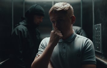 Movie still from “Wilkinson - I Need” (2018), directed by Charlotte Regan – Close Up shot, Over the shoulder angle