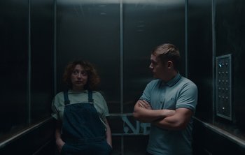 Movie still from “Wilkinson - I Need” (2018), directed by Charlotte Regan – Medium shot, Low angle