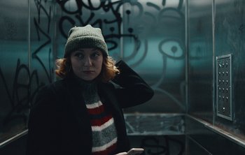 Movie still from “Wilkinson - I Need” (2018), directed by Charlotte Regan – Medium shot, Low angle